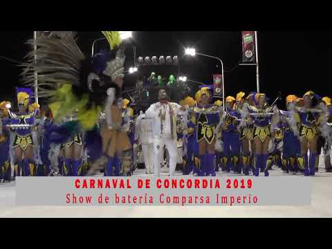 Comparsa Imperio 2019 - Show de batería - 1ª Noche - Batería nota 10 2019