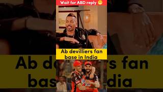 Ab devilliers savage reply 😎🔥