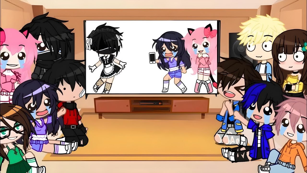 Aphmau & Friends React to Aphmau Gacha meme Compilation😍❤️ || Gacha Club || Aphmau meme✨4