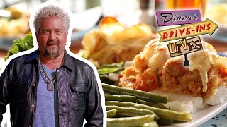 Guy Fieri Eats Baked Stuffed Scrod in Massachusetts | Diners, Drive-Ins and Dives | Food Network