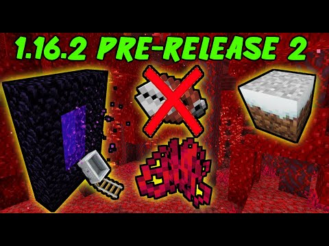 Minecraft 1.16.2 Pre-Release 2 Review | Reverse Nerf, Better Portals, New/Old Rare!