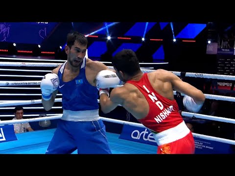SF (71KG) DEV NISHANT (IND) vs SHYMBERGENOV ASLANBEK (KAZ) | IBA World Boxing Championships 2023