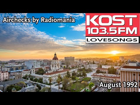 KOST 103.5 with Mark Wallengren & Kim Amidon - Los Angeles, CA - August 26th, 1992 (Part 2)