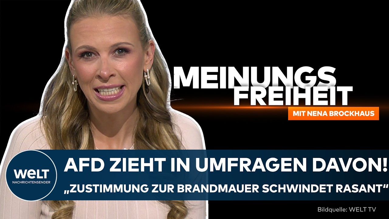 BROCKHAUS: AfD zieht in Umfragen davon! „Zustimmung zur Brandmauer schwindet rasant!“