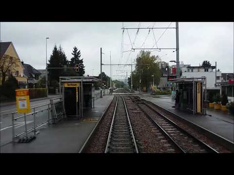 Tramlinie 11 von Aesch nach St  Louis   Grenze