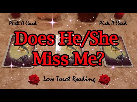 Pick A Card: Does He/She Miss Me? What's Their Next Move?