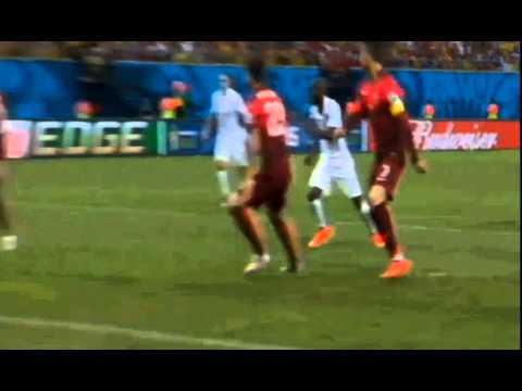 Ricardo Carvalho Left Leg Save Portugal 1-0 Usa