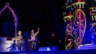 Jordan Fisher and Angie Keilhauer perform “Happily Ever After” live at the Magic Kingdom