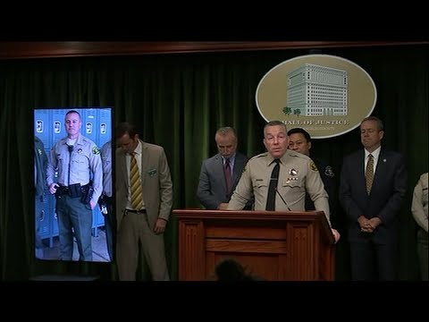 Los Angeles County Sheriff's Department says suspect in unprovoked attack on deputy may be responsible for other crimes in Southern California. The deputy is on life support in grave condition. (June 11)