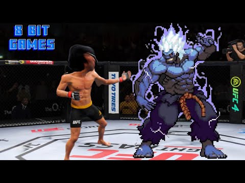 UFC4 Bruce Lee vs. Akuma Figter EA Sports UFC 4