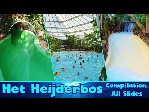 ALLE RUTSCHEN im schwimmbad Aquamundo am Centerparcs het Heijderbos! [Zusammenstellung]