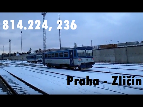 Motorové vozy 810.236 a 224 | ČD S65 | Praha Zličín
