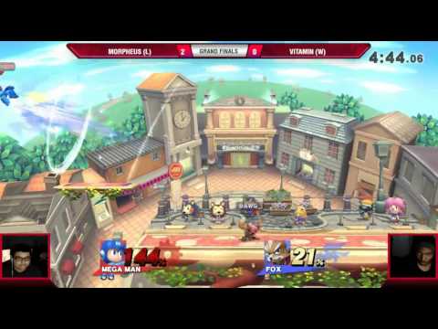 VS Arcadian 3 - Grand Finals - Morpheus (Megaman) vs. Vitamin (Fox) - Smash 4