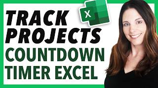 Create Countdown Timer to Track Project Tasks in Excel- Real-Time Hours, Minutes & Seconds Remaining