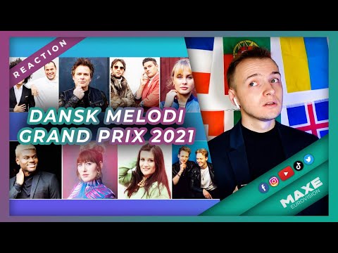 Dansk Melodi Grand Prix 2021 🇩🇰 | REACTION | Denmark (Emma Nicoline, The Cosmic Twins...)