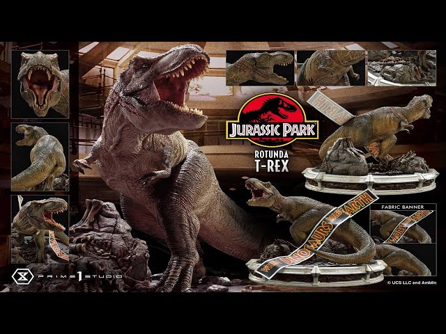 Vídeo relacionado con PRIME 1 STUDIO Jurassic Park Statua 1/6 Rotunda T-Rex 37 Cm