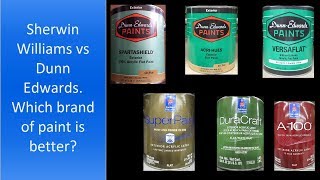 Sherwin Williams vs Dunn Edwards.  Which brand of paint is better