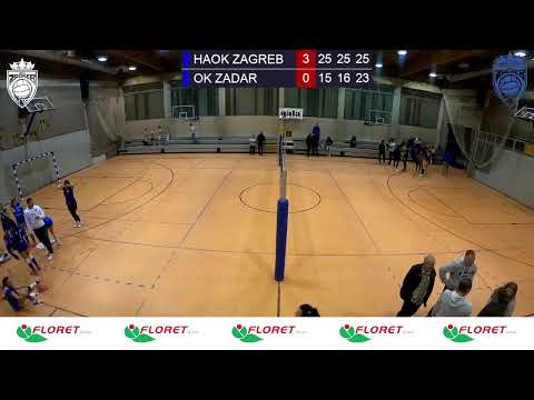 Natjecanje: PRVA HRVATSKA ODBOJKAŠKA LIGA – seniorke, 1. kolo: HAOK ZAGREB – OK ZADAR