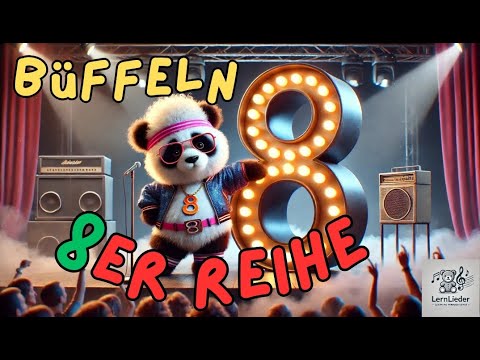 Achterreihe büffeln [8er-Reihe, Einmaleins, Mathematik, pauken, lernen] [Funk]