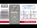 Crystal HPC50 Pressure Calibrator - Pressure Types & Tared DP Mode