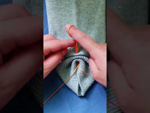 How to Learn Embroidery Flowers Other pictures​ on Fabric with Yarn part 87