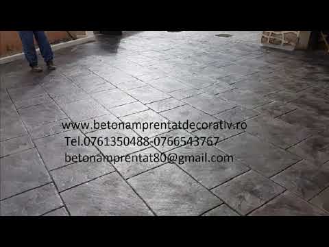 Beton Amprentat Ant - Bihor   Tel.0761350488 -0766543767