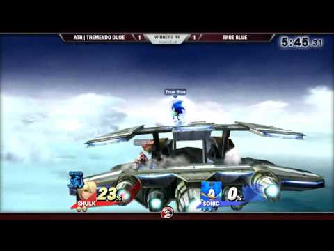 VS Weekly 7/21/16 - Winners R4 - Tremendo Dude (Shulk) vs. True Blue (Sonic) - Smash 4