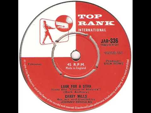 UK New Entry 1960 (170) Garry Mills - Look For A Star