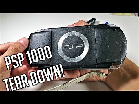 PSP 1000 Complete Disassembly 2020 - EASY Tutorial Step By Step - PlayStation Portable 1000 (Phat)