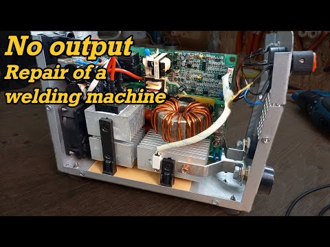 No output. Repair of a welding machine