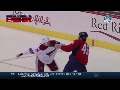 B.J. Crombeen vs Michael Latta Nov 2, 2014