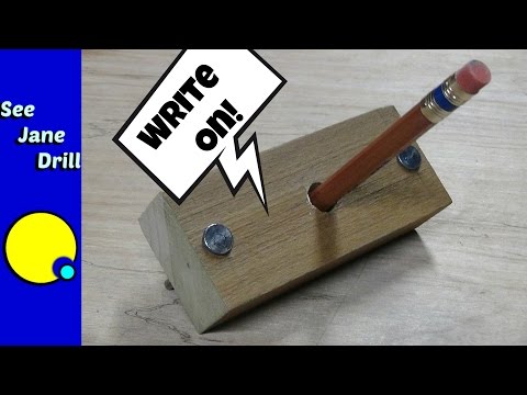 How to Mark Center in a Piece of Wood Without Measuring