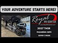 Check out this Video for a 2027 Thor Motor Coach Pasadena 38FX(Stock #RXB3592)  for sale by Royal RV Center. This unit is located in Middlebury, IN
