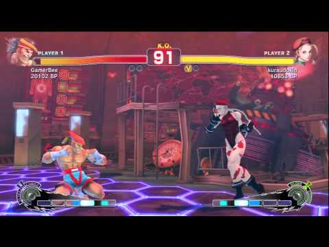 SSF4: GamerBee (Adon) VS kuraudokin (Cammy)