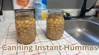 How to Can Instant Hummus for Long-Term Storage | Easy Shelf-Stable Recipe!