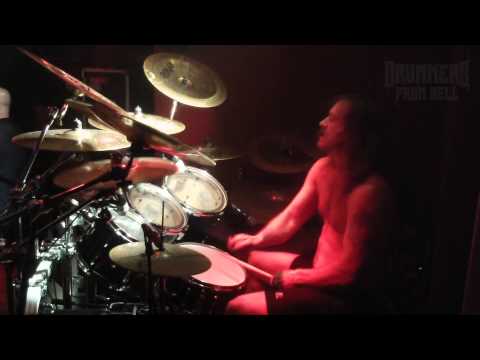 DEICIDE-Steve Asheim@Live in Bielsko-Poland 2.03.2013 (Drum Cam)