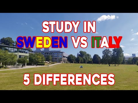 Study in Sweden vs Italy - 5 major differences