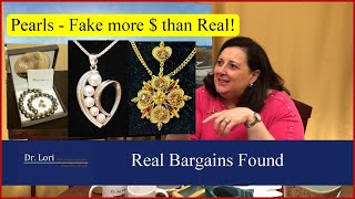Real Bargains Found: Majorica & Mikimoto Pearls, Christian Dior Costume Jewelry, Silver by Dr. Lori
