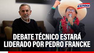 🔴🔵 Roberto Sánchez indicó que el debate técnico estará liderada por Pedro Francke