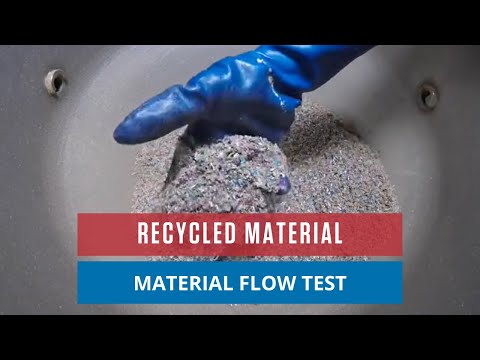 Recycled Material | AirSweep Material Flow Test | Bin Activator System