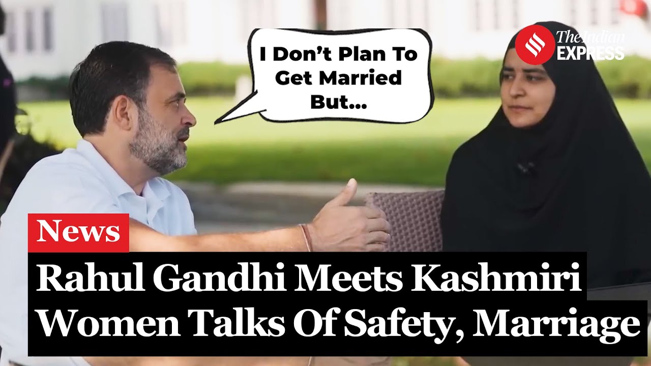 Rahul Gandhi Discusses Women's Safety, J&K Elections; Shares Plans Of Marriage | Jammu Kashmir