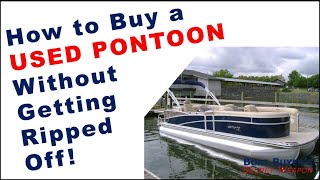 How to Buy a Used #Pontoon or #Tri-Toon for Sale at Best Price from #BoatDealer or Private Seller