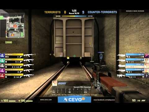 CEVO-Main CS:GO Season 3 Playoffs Round of 8: Kurt Rambis Fan Club vs. Going-Live on de_train