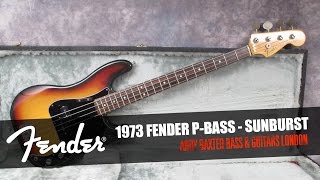 Video thumbnail for 1973 Fender Precision Bass - Andy Baxter Bass & Guitars by Andy Baxter Bass & Guitars