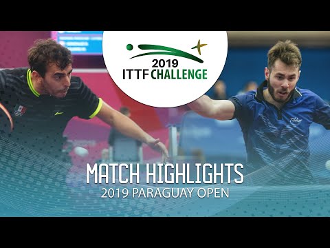 Marcos Madrid vs Florian Cnudde | 2019 ITTF Paraguay Open Highlights (R32)