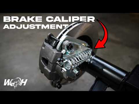 The BEST WAY To Do A Rear Disc Brake Caliper Adjustment + Caliper Mounting Tips On A Ford 9"