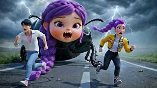 Download lagu Baby Rumi Swallowed a Glowing Beetle...😱 Kpop Demon Hunters Animation mp3