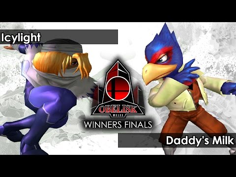 Melee: GVS | Icylight (Sheik/Mario/DK) V Daddy's Milk (Falco/Fox) - Obelisk 44 Tournament SSBM