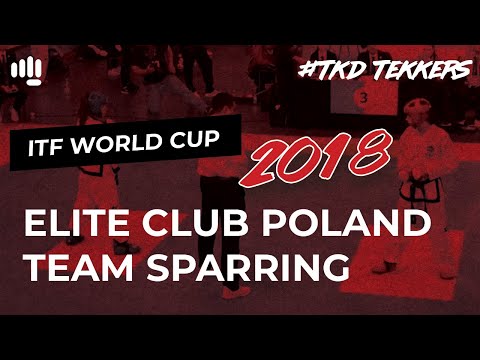 Elite Club Poland Mens Team Sparring Final - 2018 ITF TAEKWON-DO WORLD CUP
