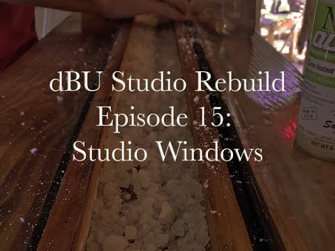 plus4dBu: Studio Rebuild Episode 15: Studio Windows